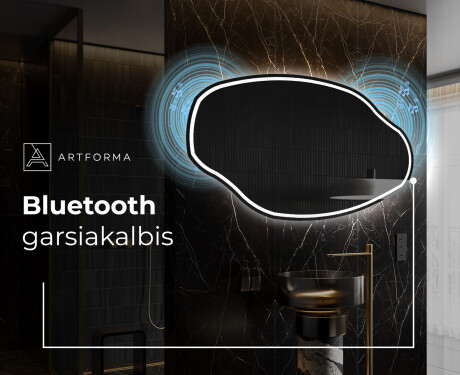 Dekoratyvinis veidrodis su led apsvietimu O223 #5