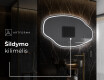 Dekoratyvinis veidrodis su led apsvietimu O223 #8