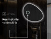 Netaisyklingos pakabinamas dekoratyvinis veidrodis H221 #5