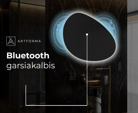 Netaisyklingos pakabinamas dekoratyvinis veidrodis H221 #6