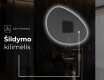 Netaisyklingos pakabinamas dekoratyvinis veidrodis H221 #9