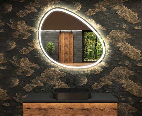 Dekoratyvinis veidrodis su LED apšvietimu H222