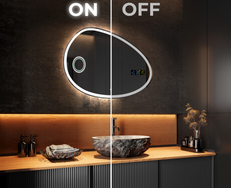 Dekoratyvinis veidrodis su LED apšvietimu H222 #3