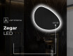 Dekoratyvinis veidrodis su LED apšvietimu H222 #8