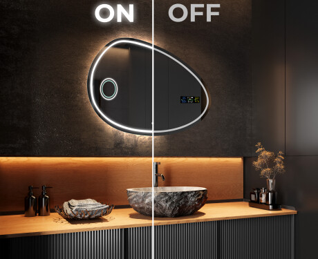 Netaisyklingos pakabinamas dekoratyvinis veidrodis H223 #3