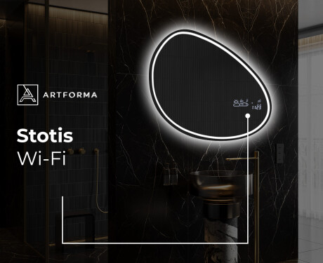 Netaisyklingos pakabinamas dekoratyvinis veidrodis H223 #7