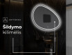 Netaisyklingos pakabinamas dekoratyvinis veidrodis H223 #9