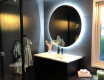 Apvalus apšviestas vonios veidrodis L82 #1