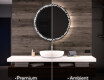 Apvalus apšviestas vonios veidrodis L115 #1