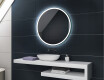 Akumuliatorinis apvalus vonios veidrodis su LED L76 #2