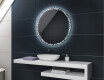 Akumuliatorinis apvalus vonios veidrodis su LED L115 #2