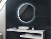 Akumuliatorinis apvalus vonios veidrodis su LED L123 #2