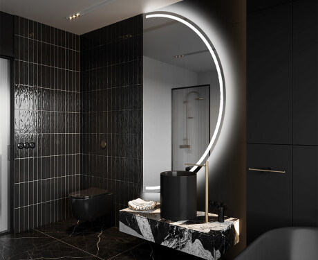 Netaisyklingos veidrodis ant sienos Y223