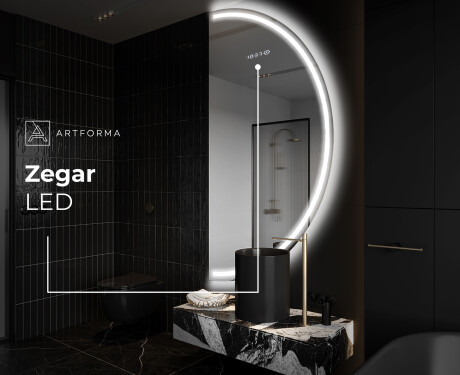 Netaisyklingos veidrodis ant sienos Y223 #7