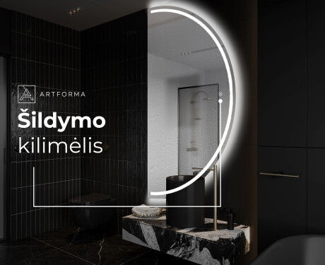 Netaisyklingos veidrodis ant sienos Y223 #8