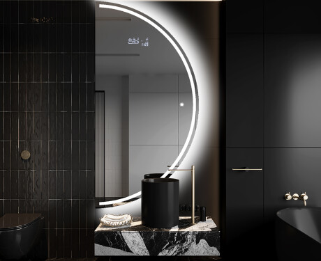 Netaisyklingos veidrodis ant sienos Y223 #9