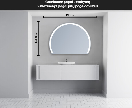 Dekoratyvinis veidrodis su LED apsvietimu Y222 #4