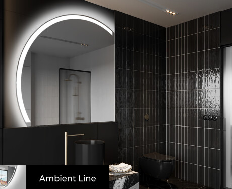 Dekoratyvinis veidrodis su LED apsvietimu X222