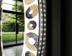 Apvalus dekoratyvinis veidrodis su LED apšvietimu svetainei - donuts #11