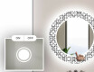 Apvalus dekoratyvinis veidrodis su LED apšvietimu – voniai  - industrial #4