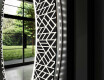 Apvalus dekoratyvinis veidrodis su LED apšvietimu – voniai  - triangless #11