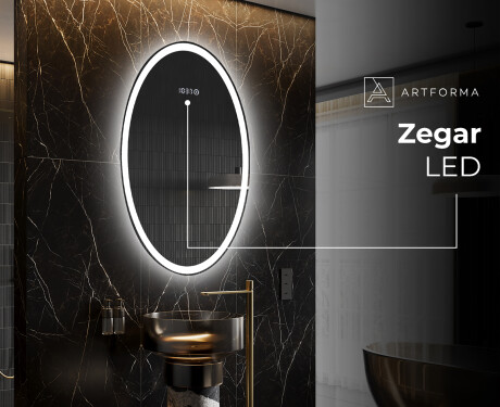 Apšviestas vonios veidrodis LED L227 #7