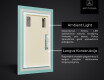 Vertikalus apšviestas vonios veidrodis LED L01 #3