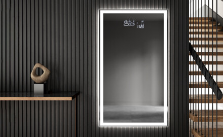 Vertikalus apšviestas vonios veidrodis LED L01
