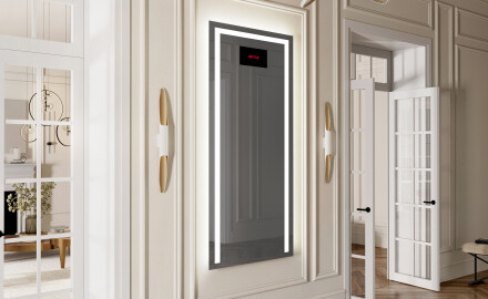 Vertikalus apšviestas vonios veidrodis LED L11