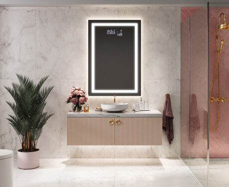 Vertikalus apšviestas vonios veidrodis LED L15 #4