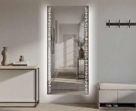 Vertikalus apšviestas vonios veidrodis LED L38