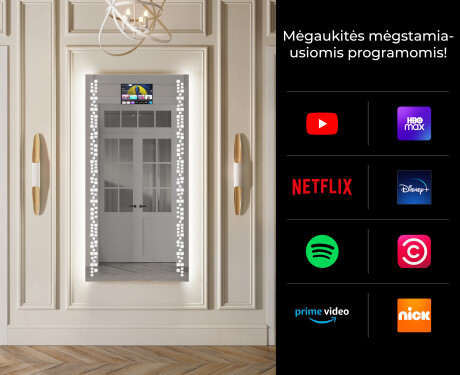 Vertikalus apšviestas vonios veidrodis LED L38 #2
