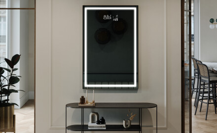 Vertikalus apšviestas vonios veidrodis LED L15