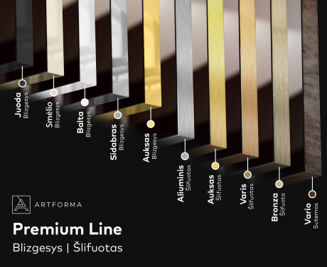 Vertikalus apšviestas vonios veidrodis LED L49 #5