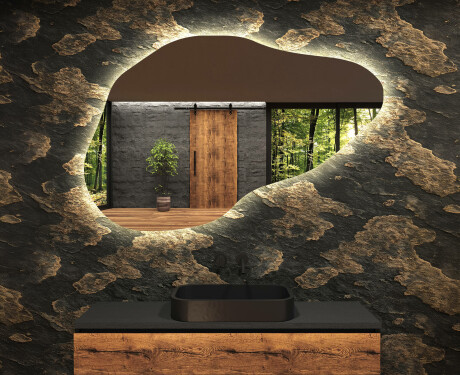 Dekoratyvinis veidrodis su LED apšvietimu P221