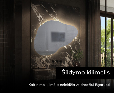 Dekoratyvinis veidrodis su LED apšvietimu P221 #9