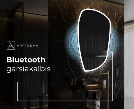 Sieninis dekoratyvinis veidrodis su LED I222 #5