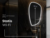 Sieninis dekoratyvinis veidrodis su LED I222 #6