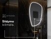 Sieninis dekoratyvinis veidrodis su LED I222 #8