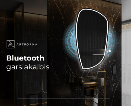 Sieninis dekoratyvinis veidrodis su LED I223 #5