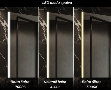 Veidrodis LED su rėmu - Superlight #7