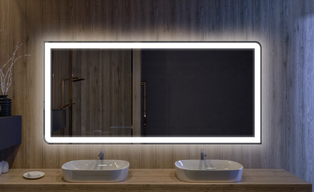 Apšviestas vonios veidrodis LED L80