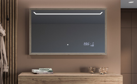 Apšviestas Veidrodis Veidrodis LED Su Rėmu - FrameLine L128