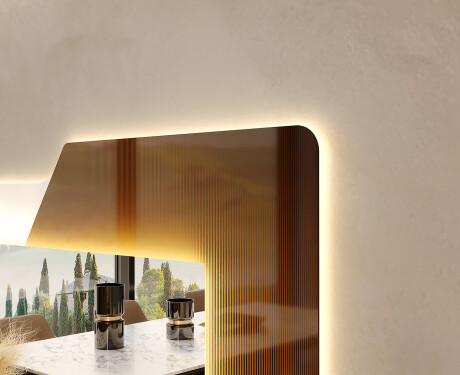 Apšviestas vonios veidrodis LED - Retro #2