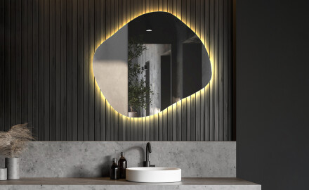 Dekoratyvinis veidrodis su LED apsvietimu R221