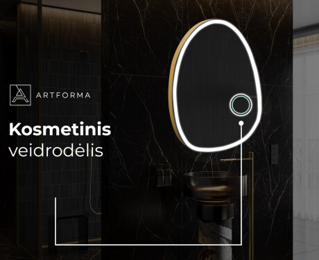 Dekoratyvinis veidrodis su LED apšvietimu SF222 #6