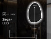 Dekoratyvinis veidrodis su LED apšvietimu SF222 #8