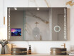 Modernus LED veidrodis su iPad Displine L38 rėmeliu
