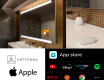 SMART Veidrodis su apšvietimu LED L47 Apple #2