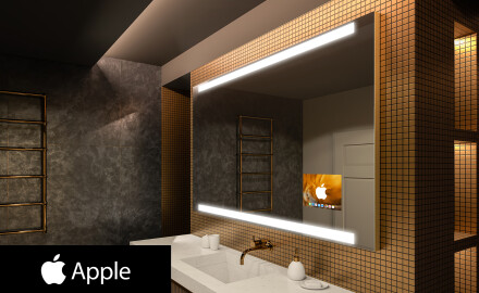 SMART Veidrodis su apšvietimu LED L47 Apple